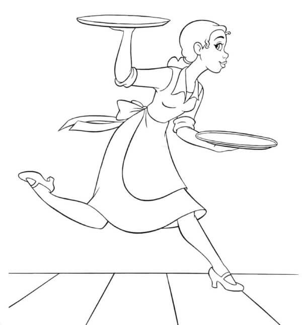 Tiana Làm Bồi Bàn