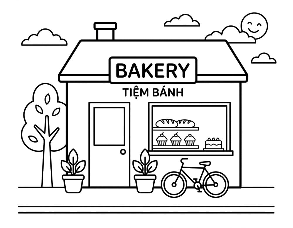 Tiệm Bánh Đơn giản