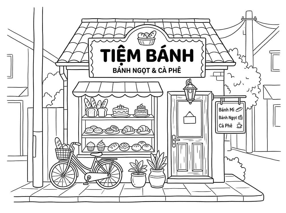 Tiệm Bánh và Cà Phê