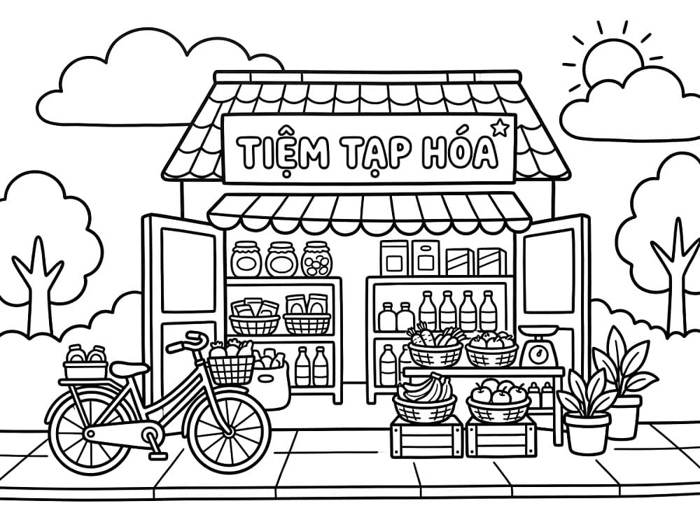 Tiệm Tạp Hóa Bán Hàng