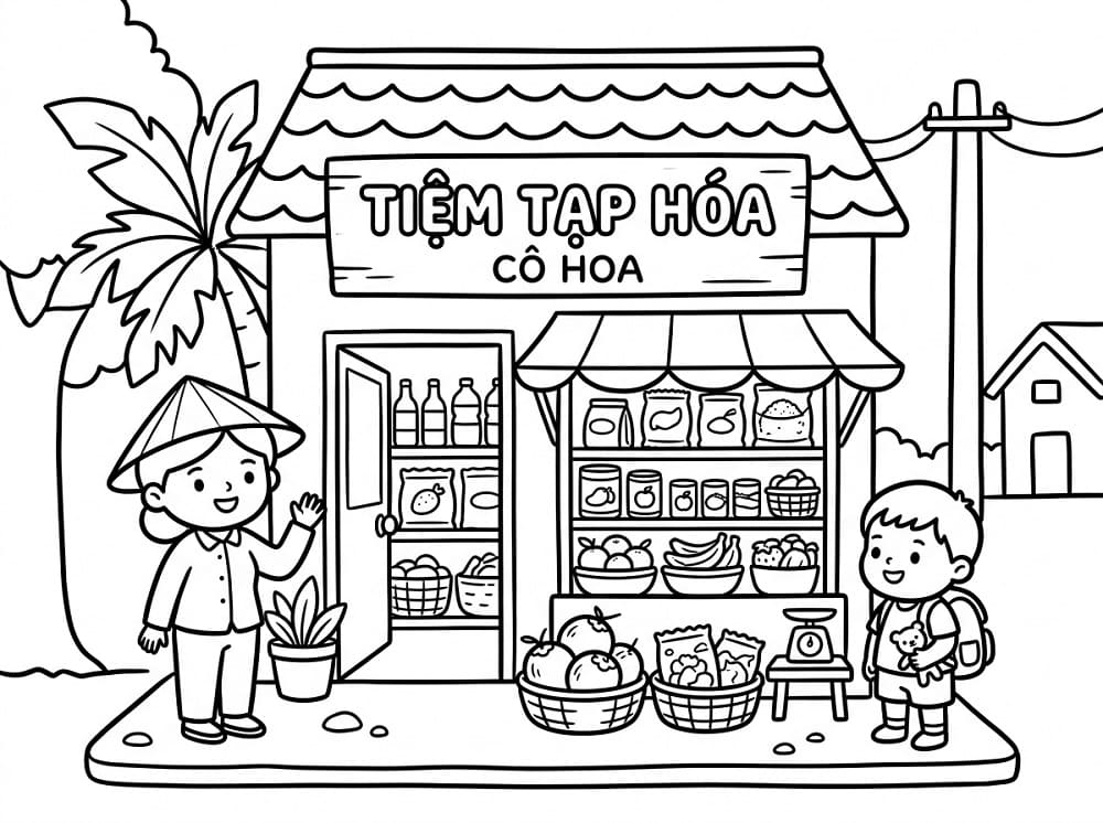 Tiệm Tạp Hóa Cô hoa