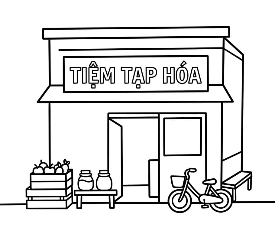 Tiệm Tạp Hóa Nhỏ Đơn Giản