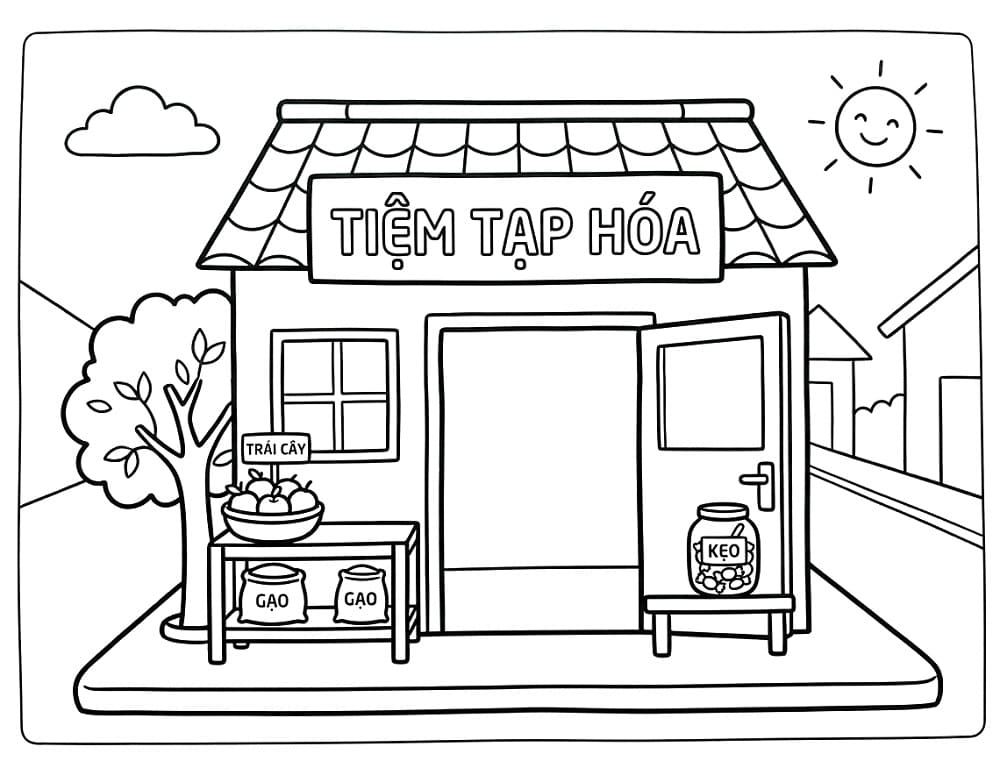 Tiệm Tạp Hóa Trên Đường