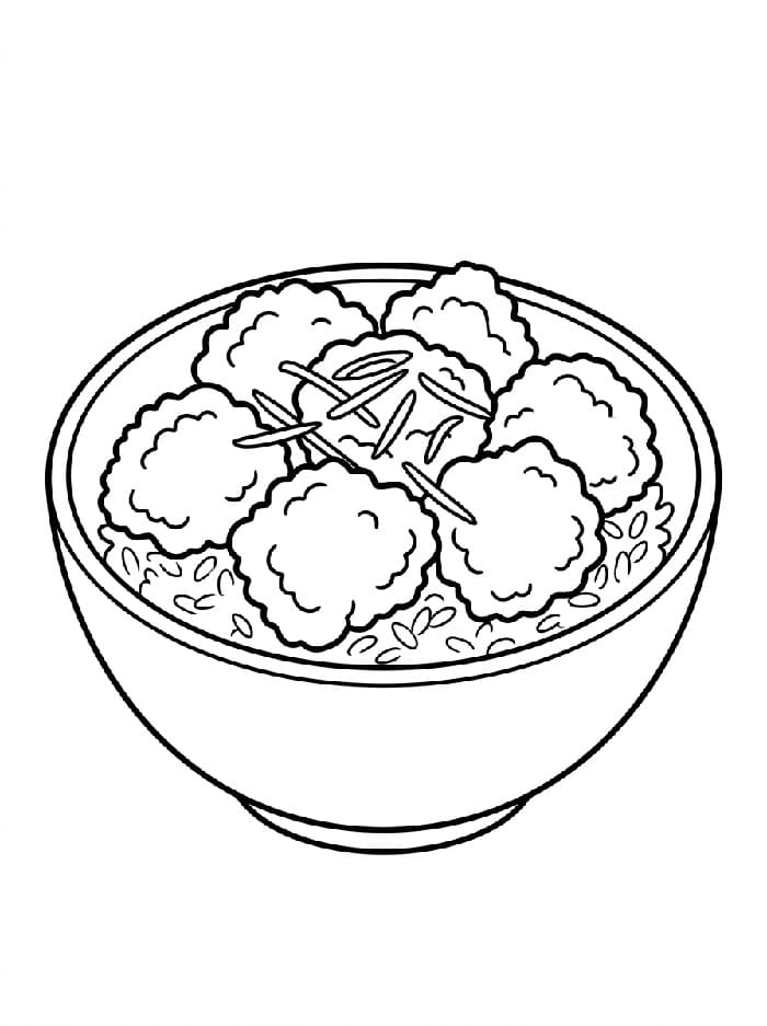 Tô Cơm Gà Rán