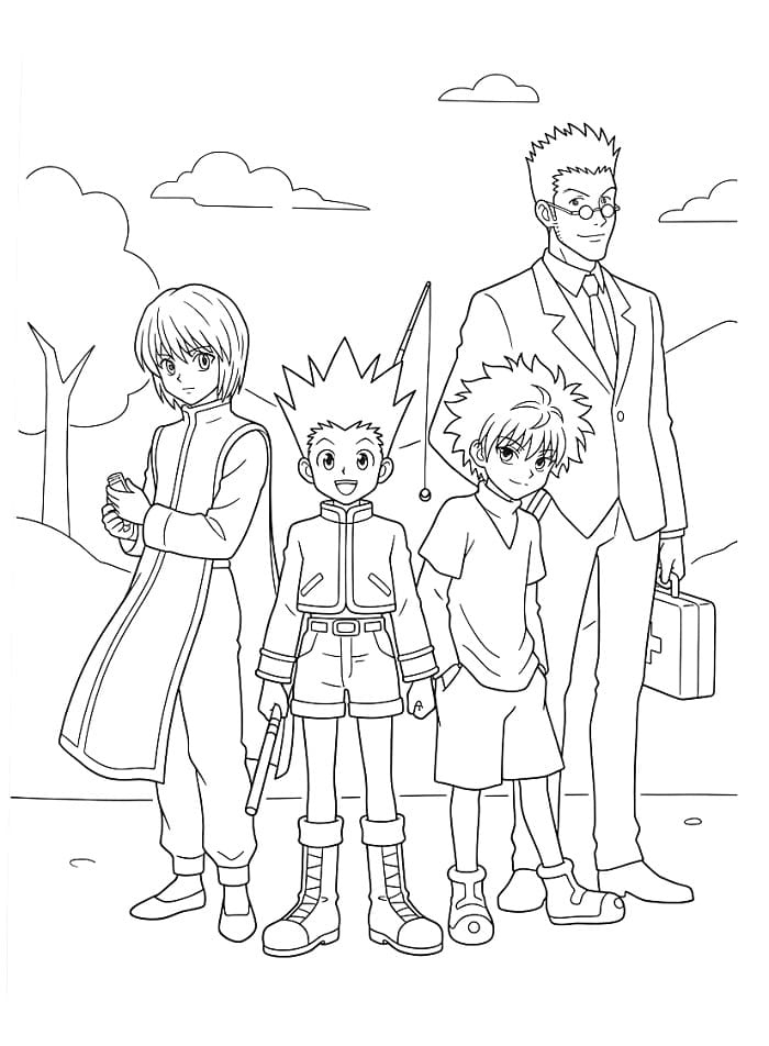 Tô Màu Anime Hunter x Hunter