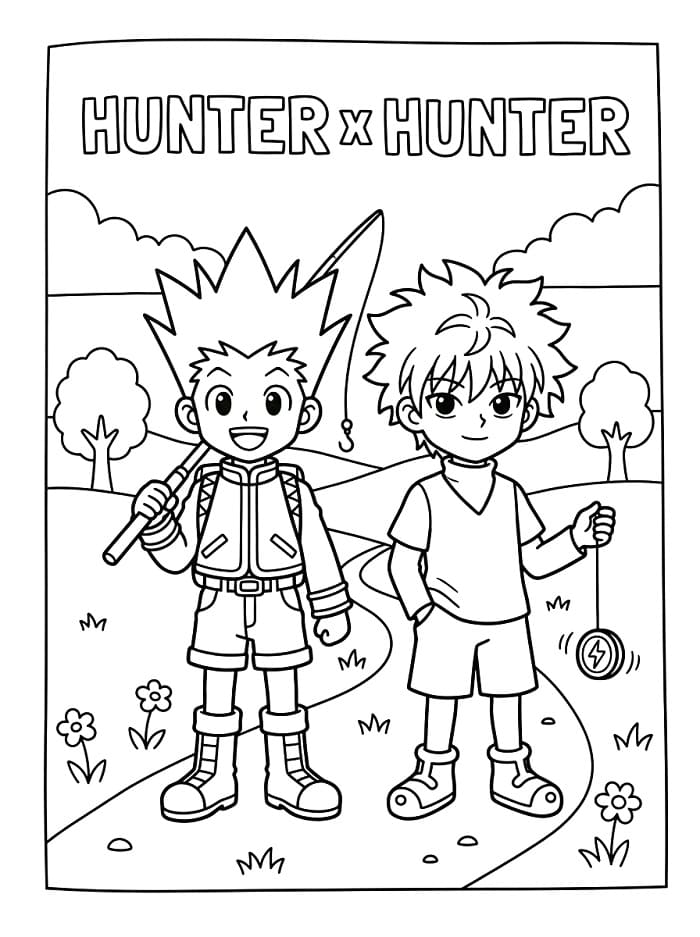 Tô Màu Hunter x Hunter Dễ Thương