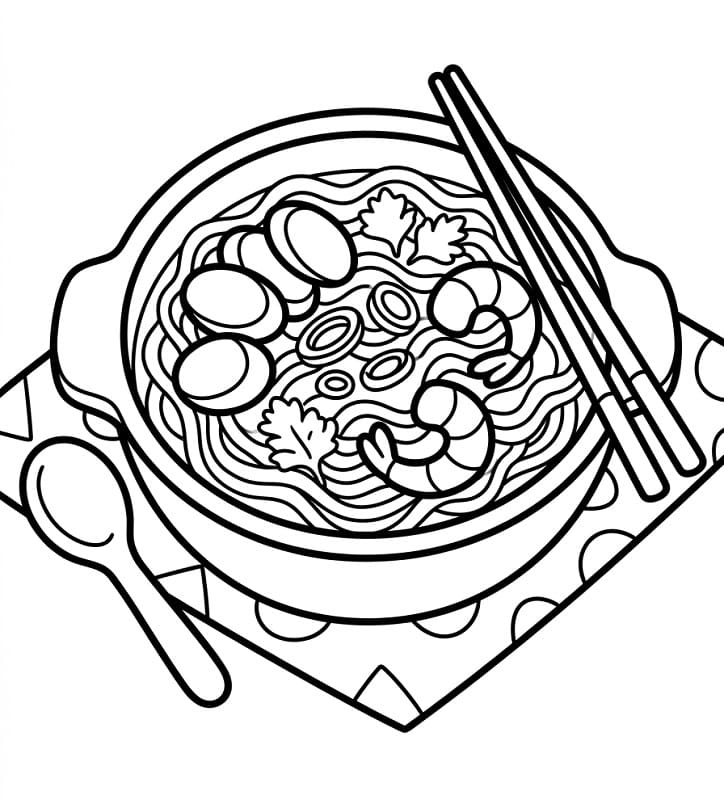 Tô Màu Mì Tôm