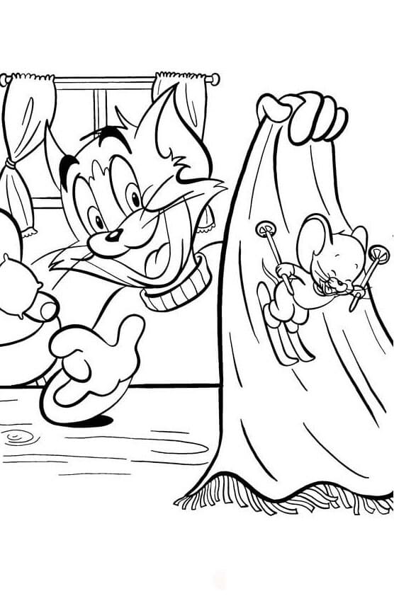 Tom Làm Cầu Trượt Cho Jerry Chơi