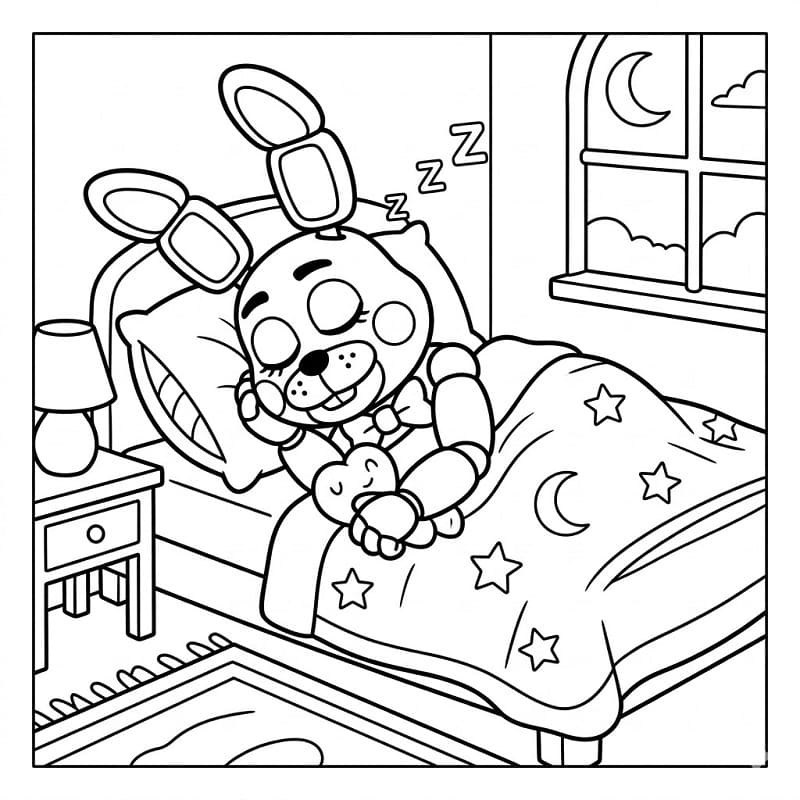 Toy Bonnie Đang Ngủ