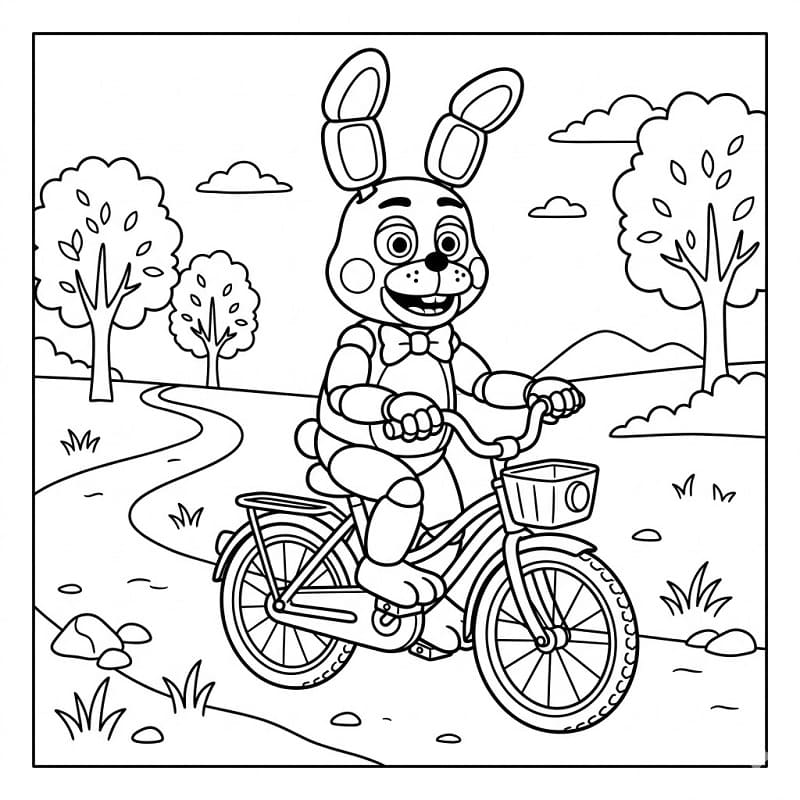 Toy Bonnie Đạp Xe