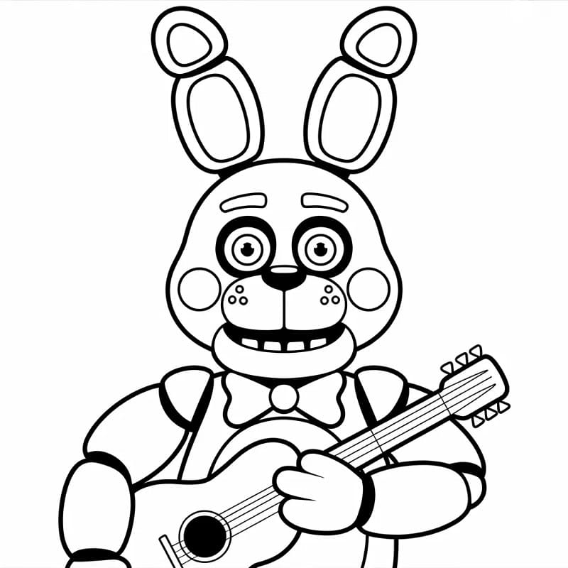 Toy Bonnie Với Cây Đàn