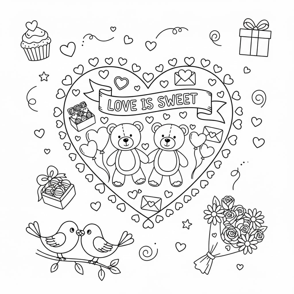 Trái Tim Tình Yêu Dễ Thương