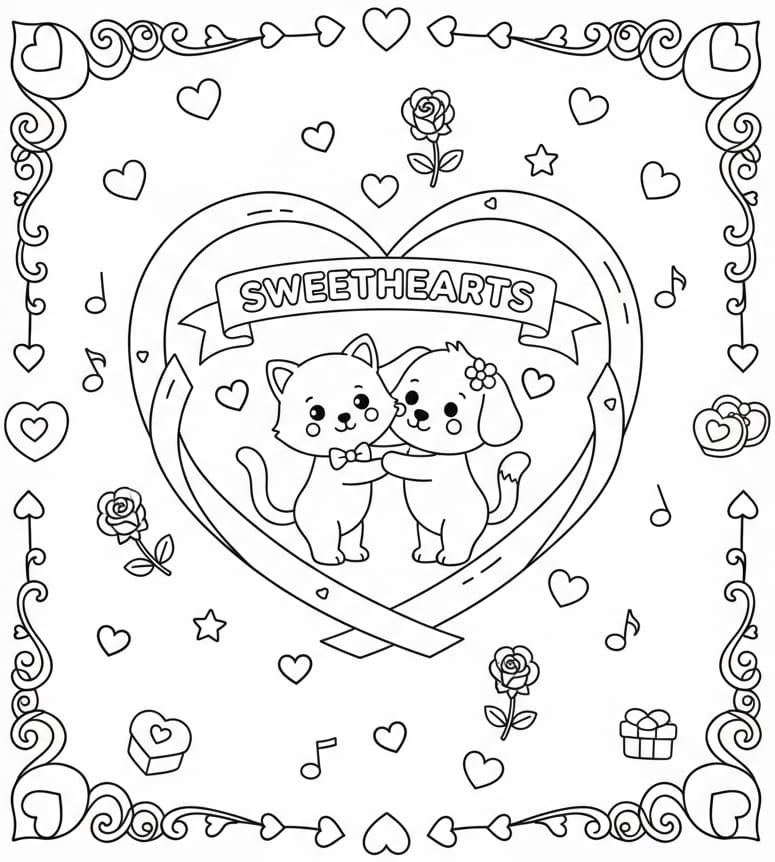 Trái Tim Valentine Cho Bé