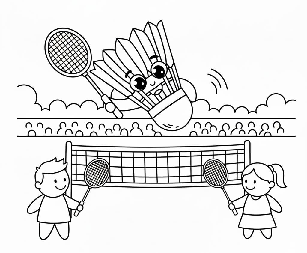 Trận Đấu Cầu Lông Vui Nhộn