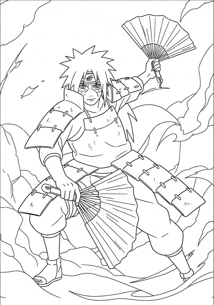 Uchiha Madara Đang Chiến Đấu