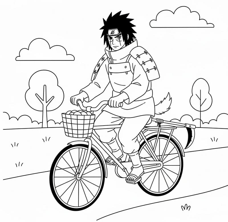 Uchiha Madara Đi Xe Đạp