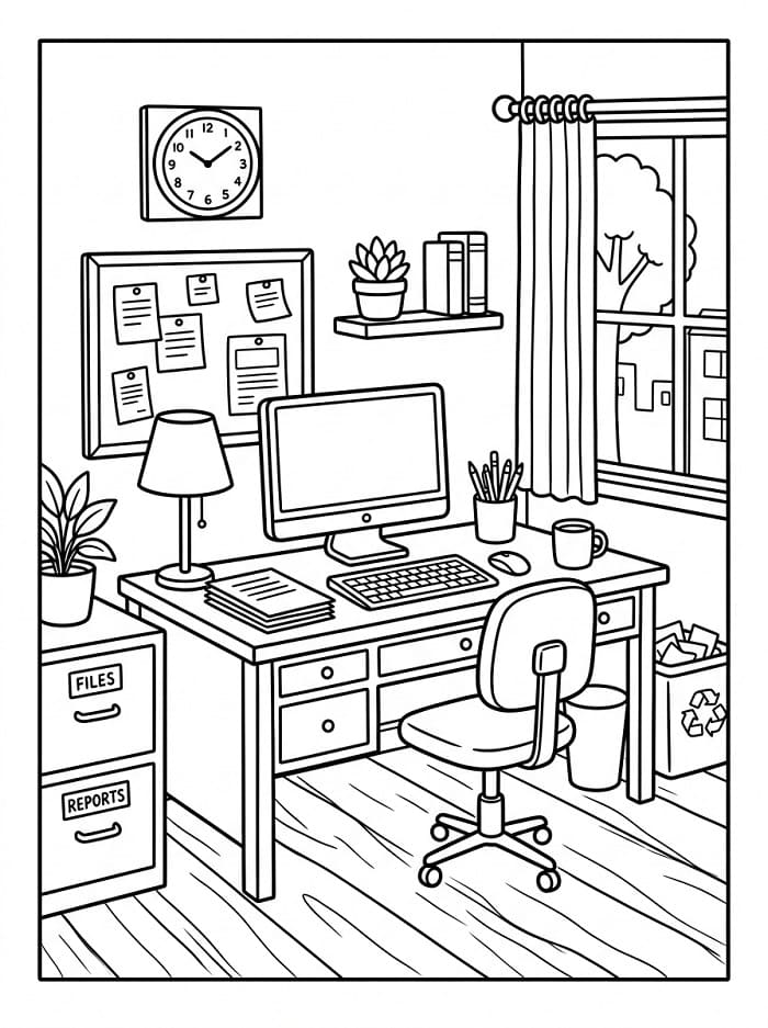 Tô Màu Văn Phòng