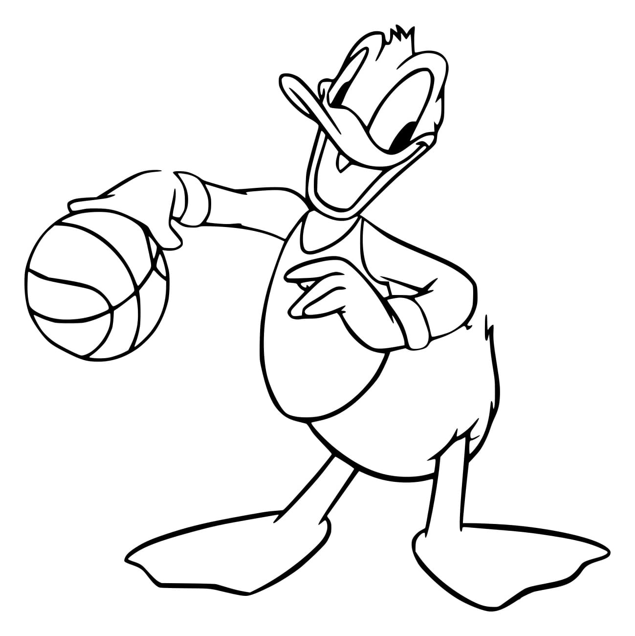 Vịt Donald Chơi Bóng