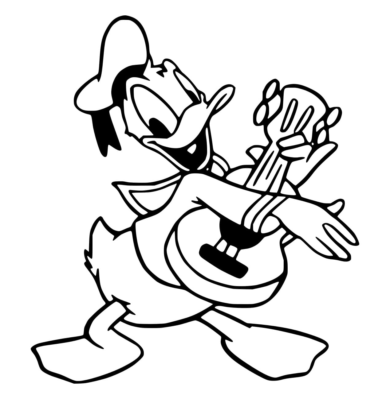 Vịt Donald Đánh Đàn