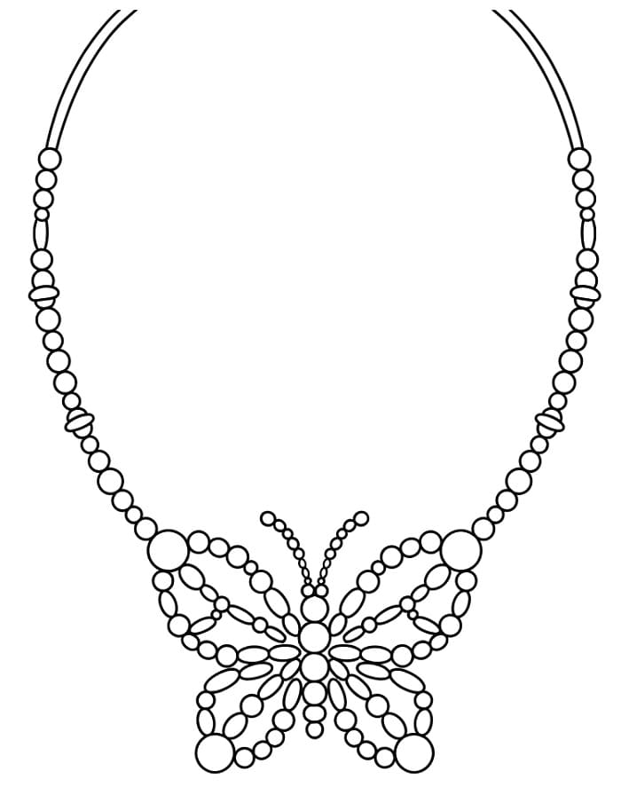 Vòng Cổ Hình Con Bướm