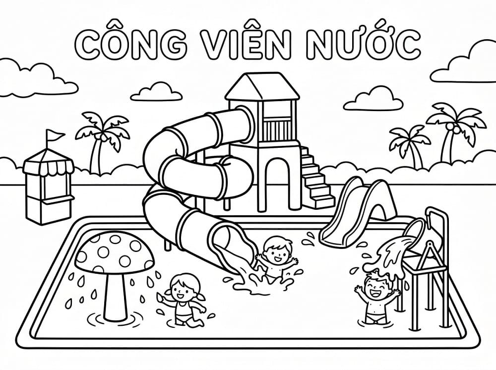 Vui Đùa Ở Công Viên Nước