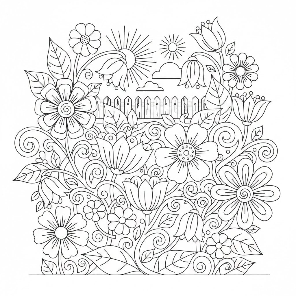 Vườn Hoa Rực Rỡ