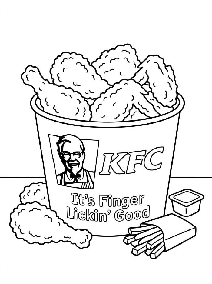 Xô Gà Rán KFC Đầy
