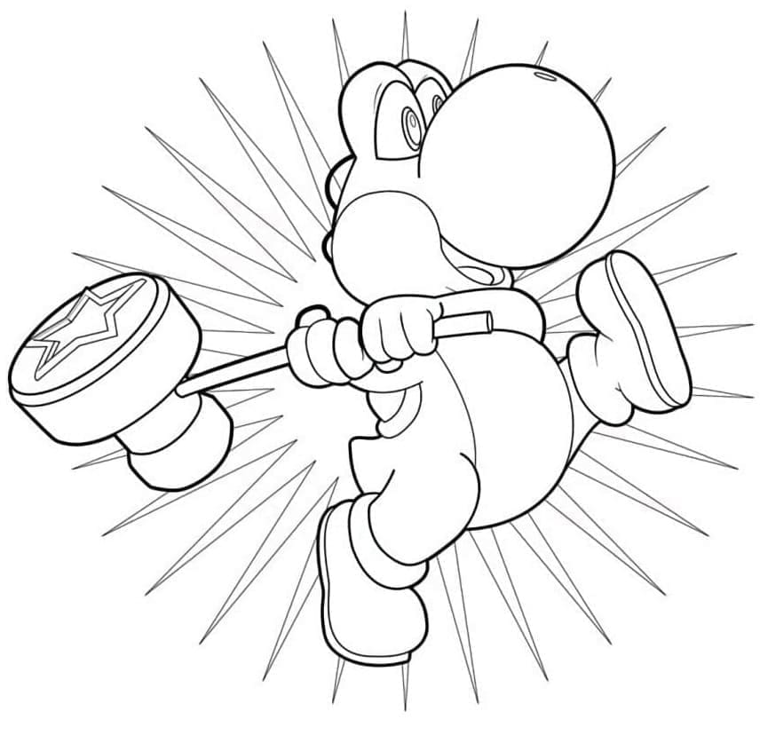 Yoshi Với Cây Búa