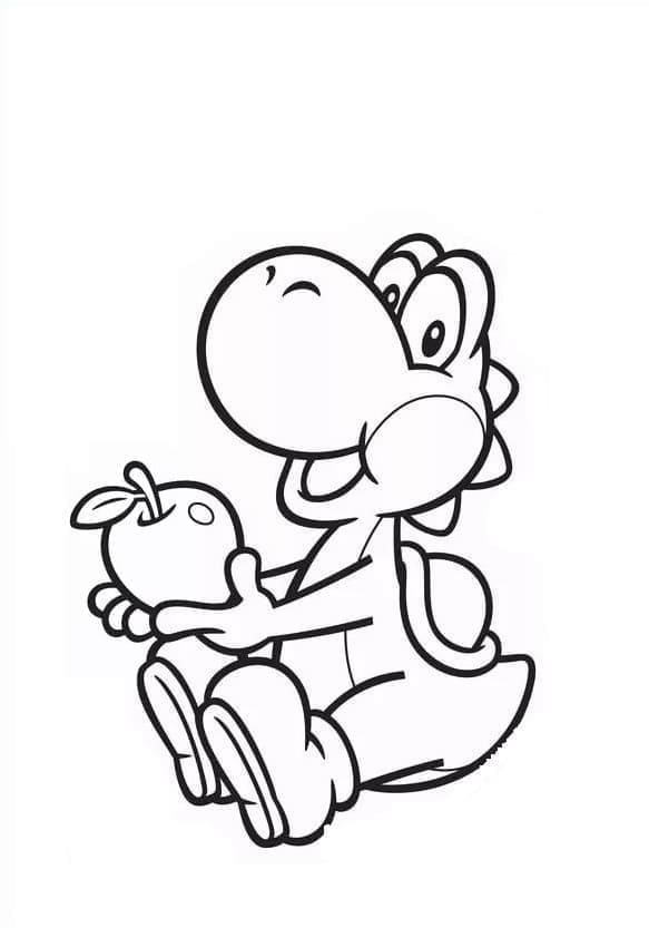 Yoshi Với Quả Táo