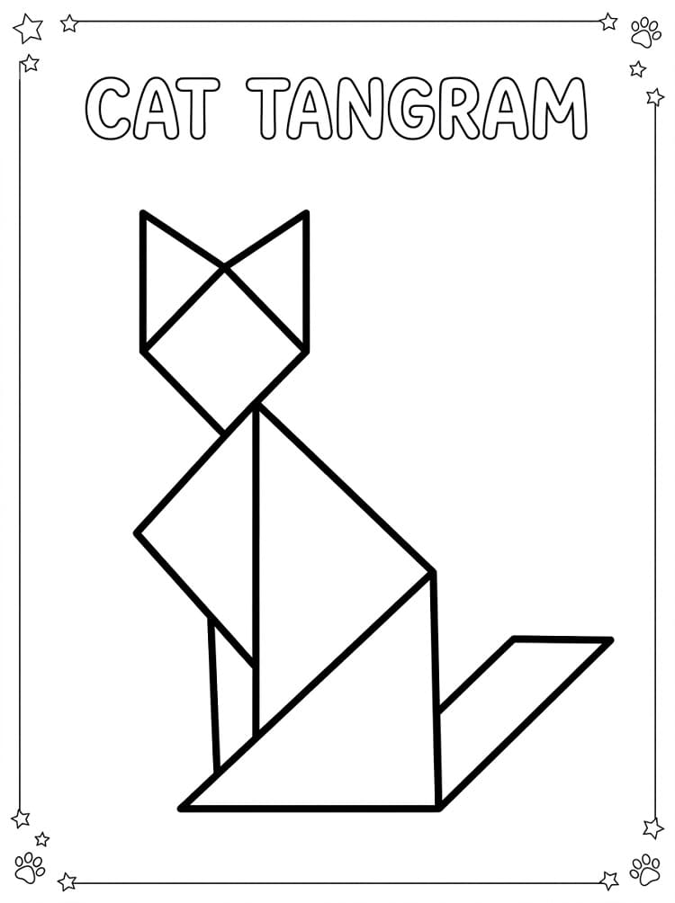 Con Mèo Tangram