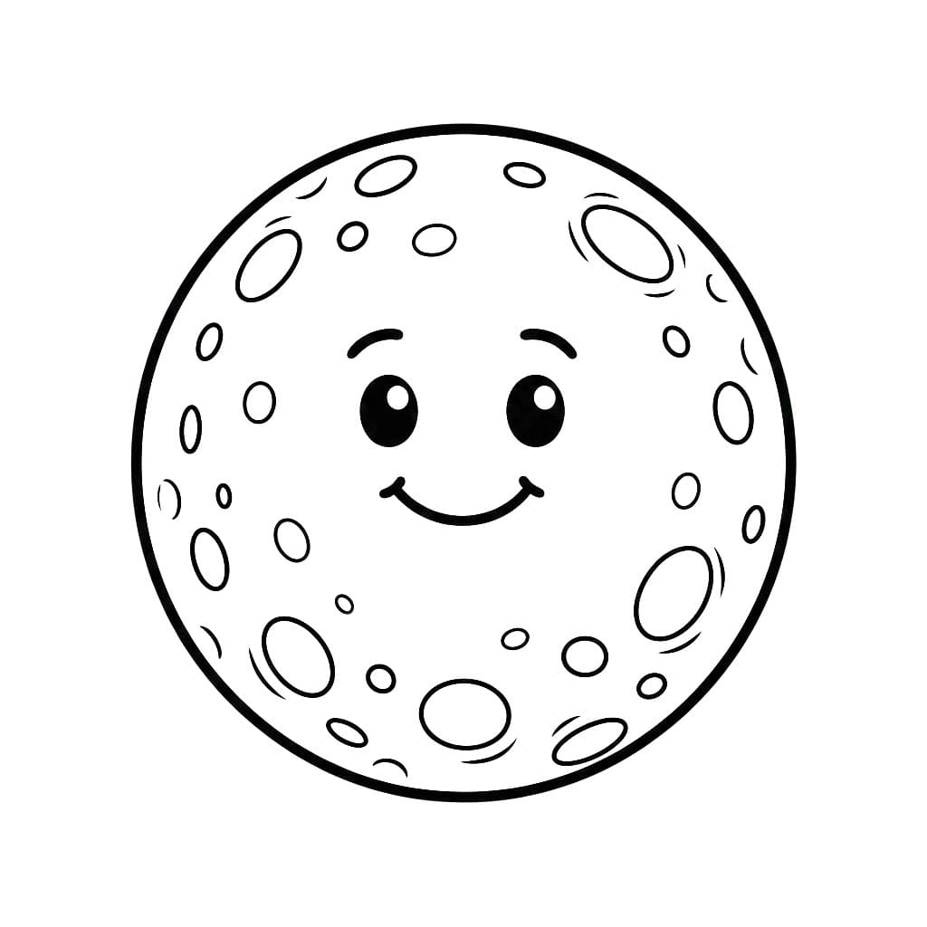 Mặt Trăng Tròn Dễ Thương