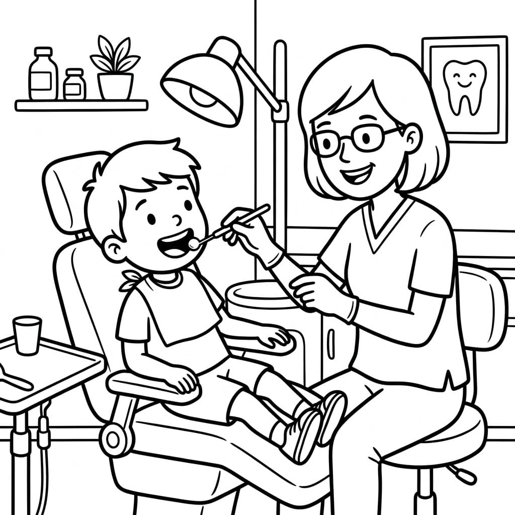 Nha Sĩ Khám Răng Cho Bé