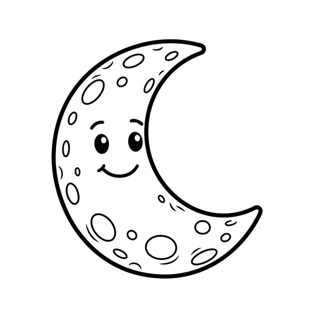 Trăng Lưỡi Liềm Đáng Yêu