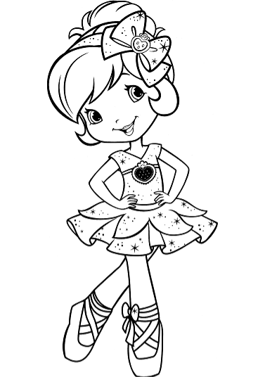 cô bé bánh dâu múa ba lê