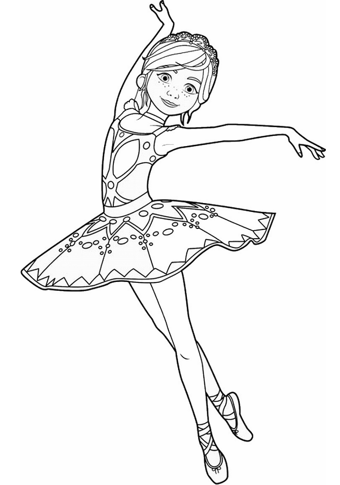 félicie đang múa ba lê