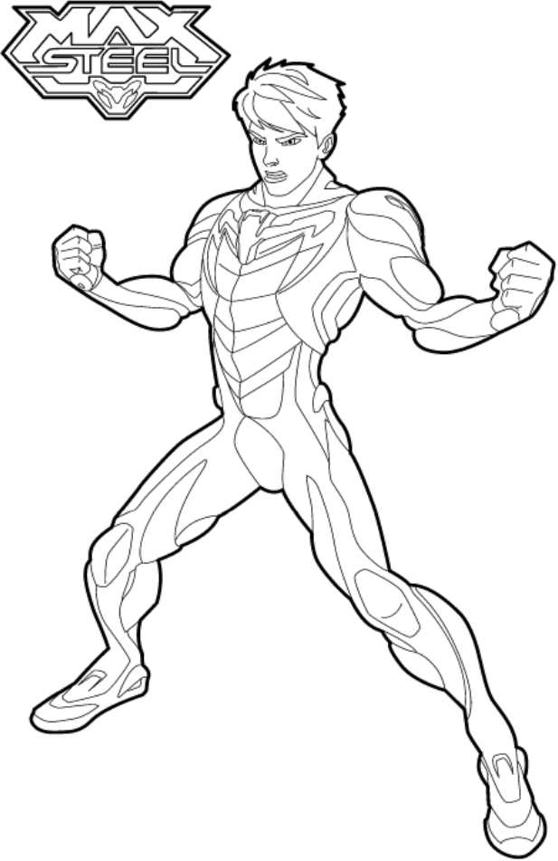 max đang gồng cơ bắp