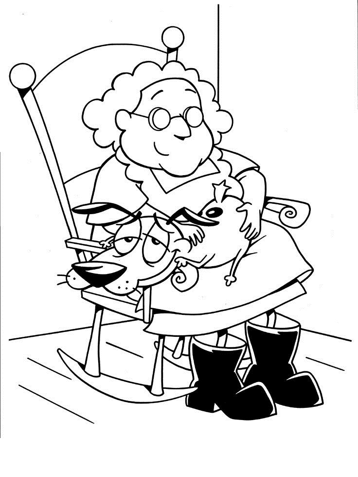 muriel vuốt ve courage