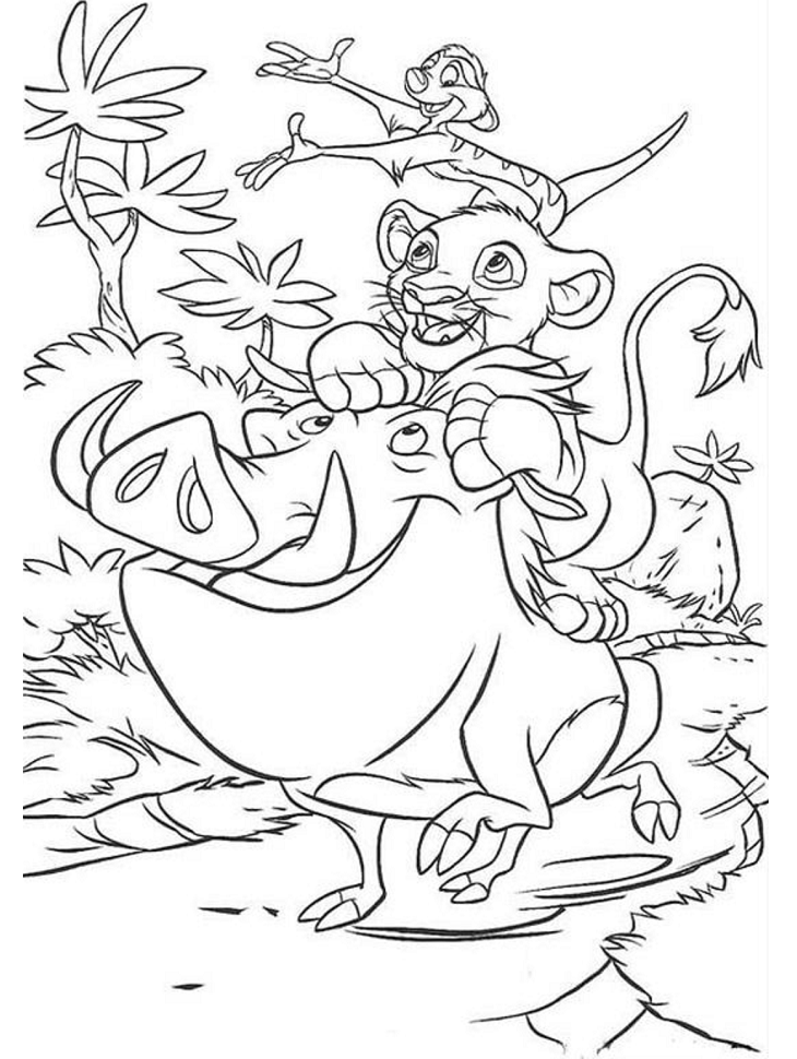 pumbaa, simba và timon