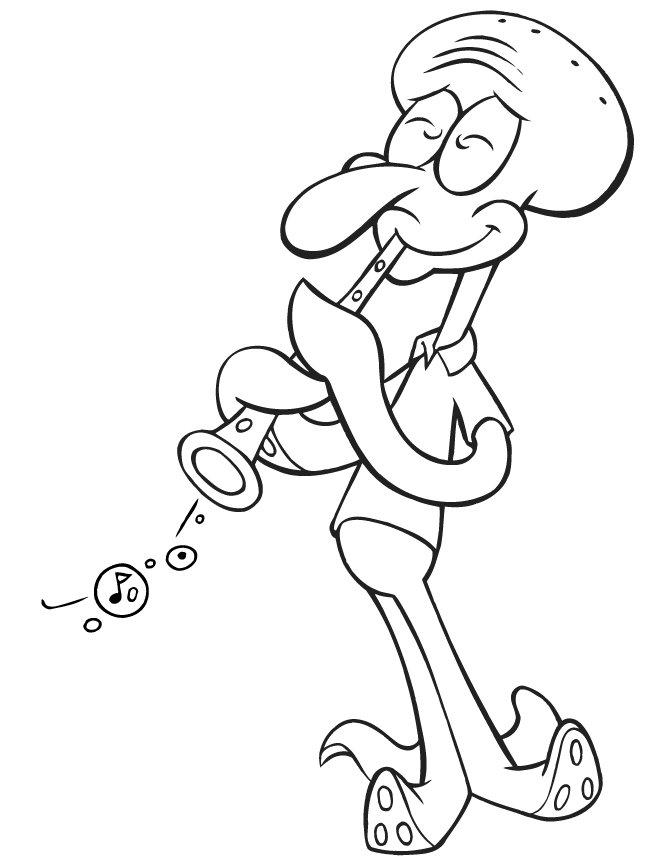 squidward thổi kèn