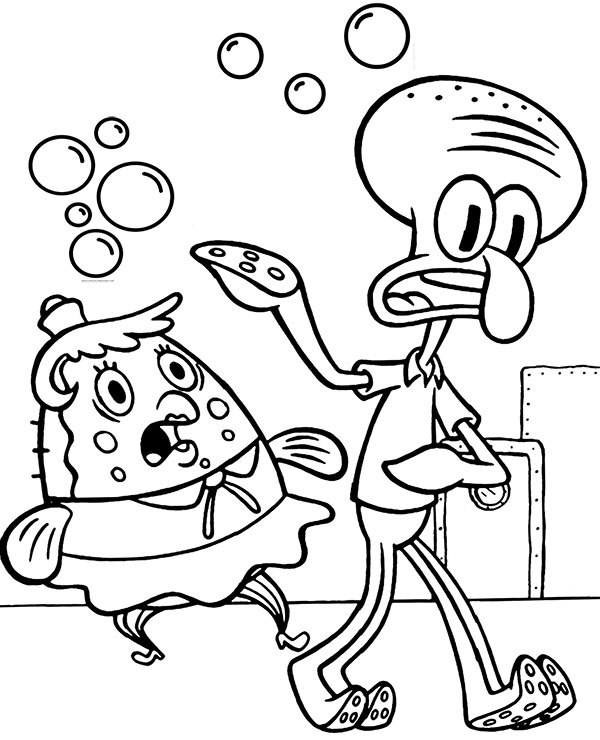 squidward và puff