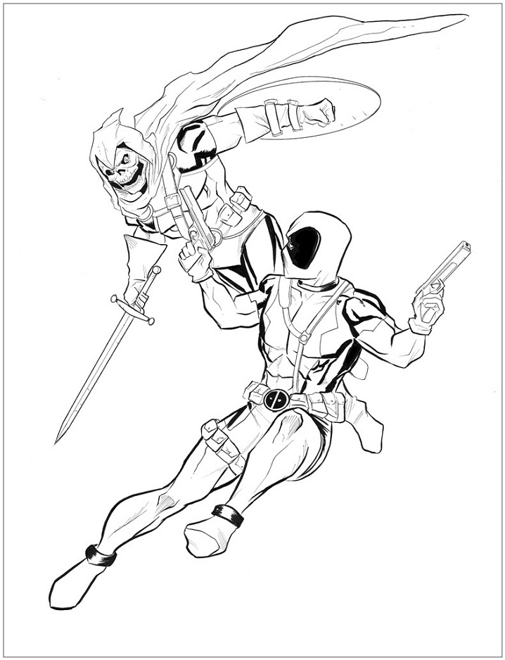 taskmaster và deadpool