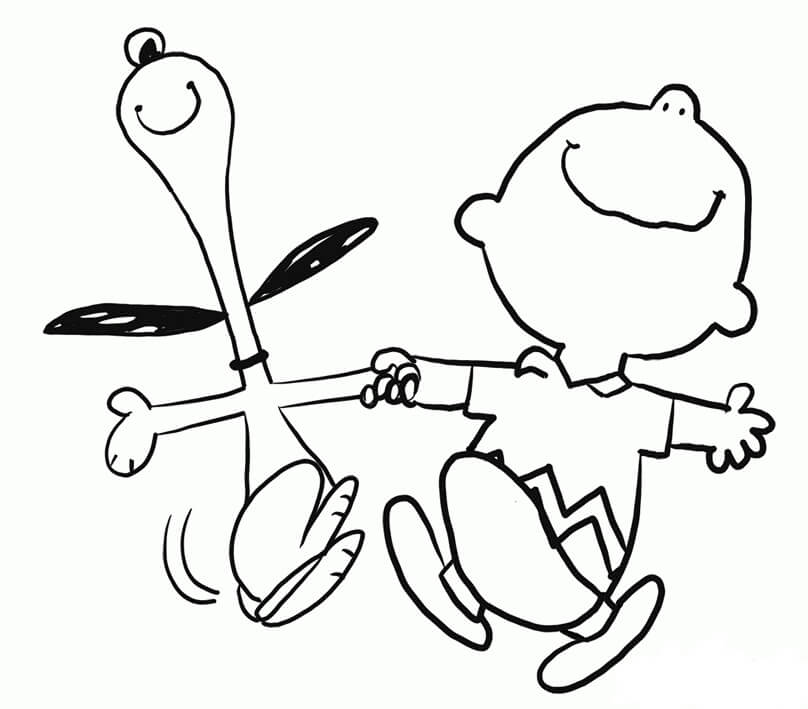Charlie Brown Và Snoopy Vui Vẻ