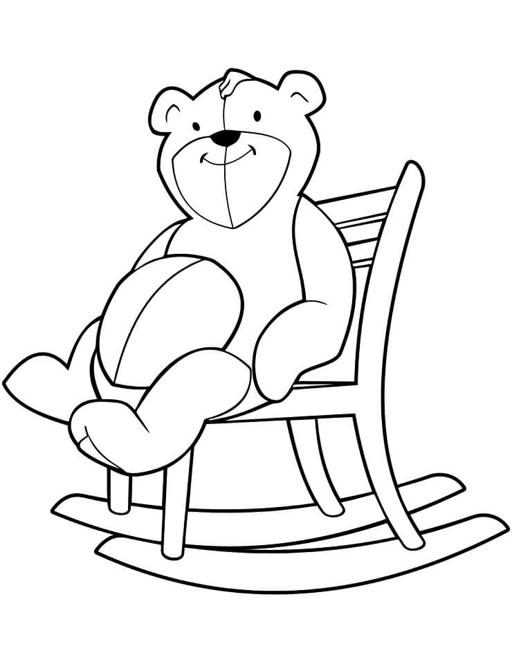 Gấu Teddy Trên Ghế
