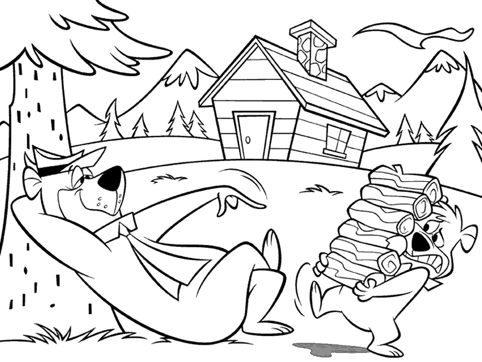 Gấu Yogi Lười Biếng