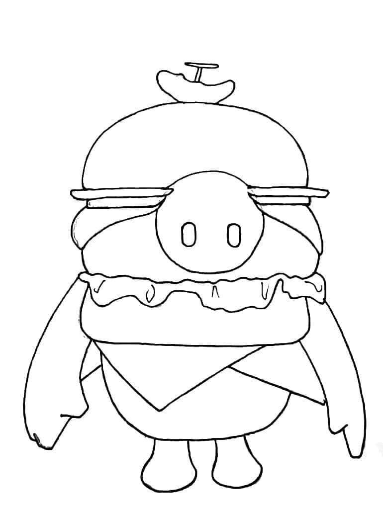 Hamburger Trong Fall Guys