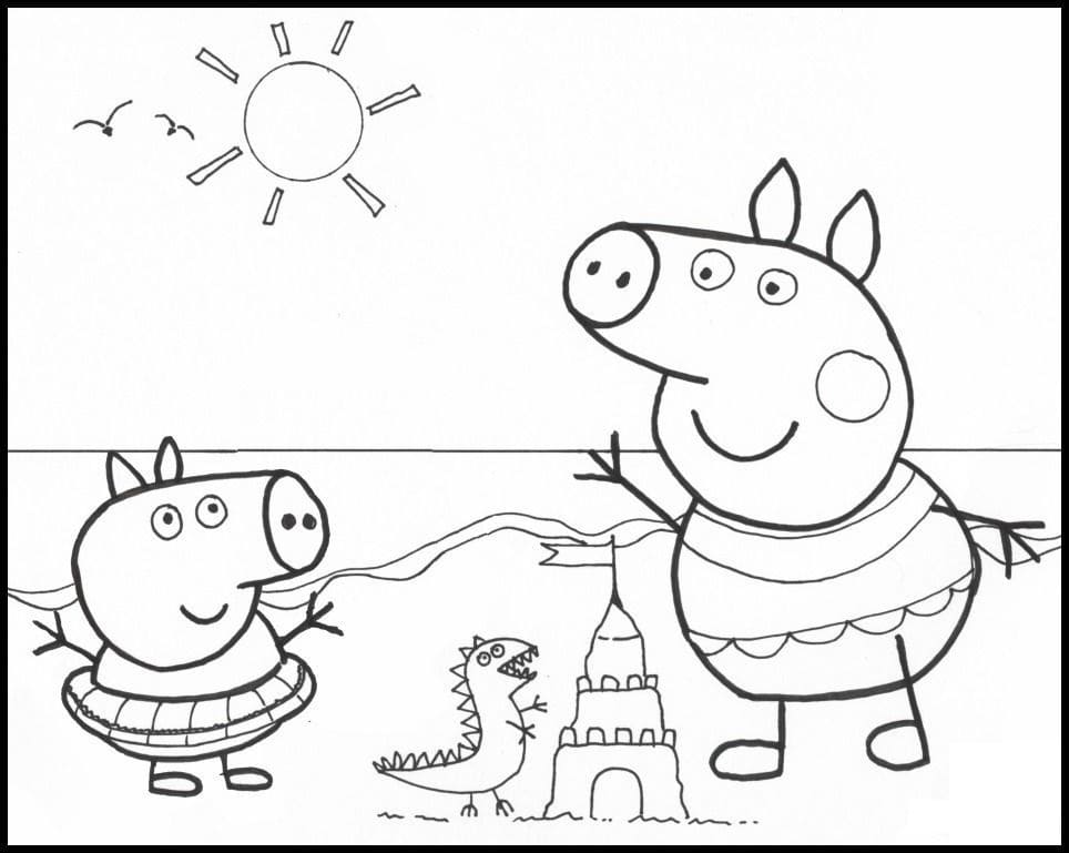 Heo Peppa  và Em Trai