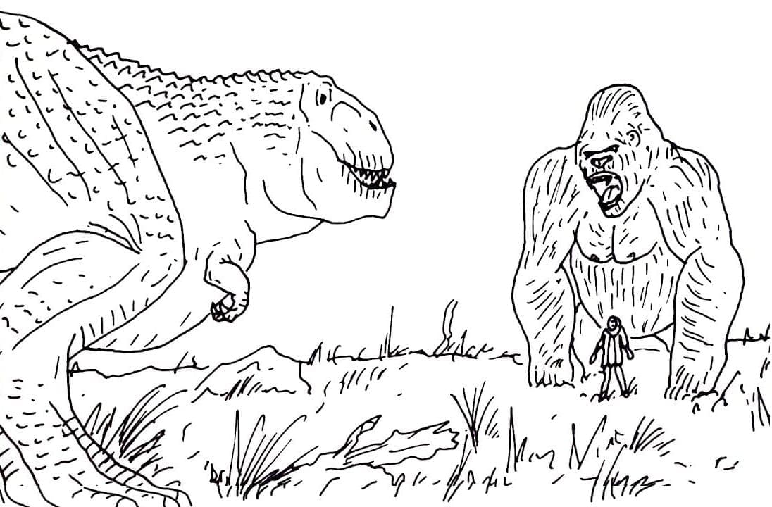 King Kong và Khủng Long
