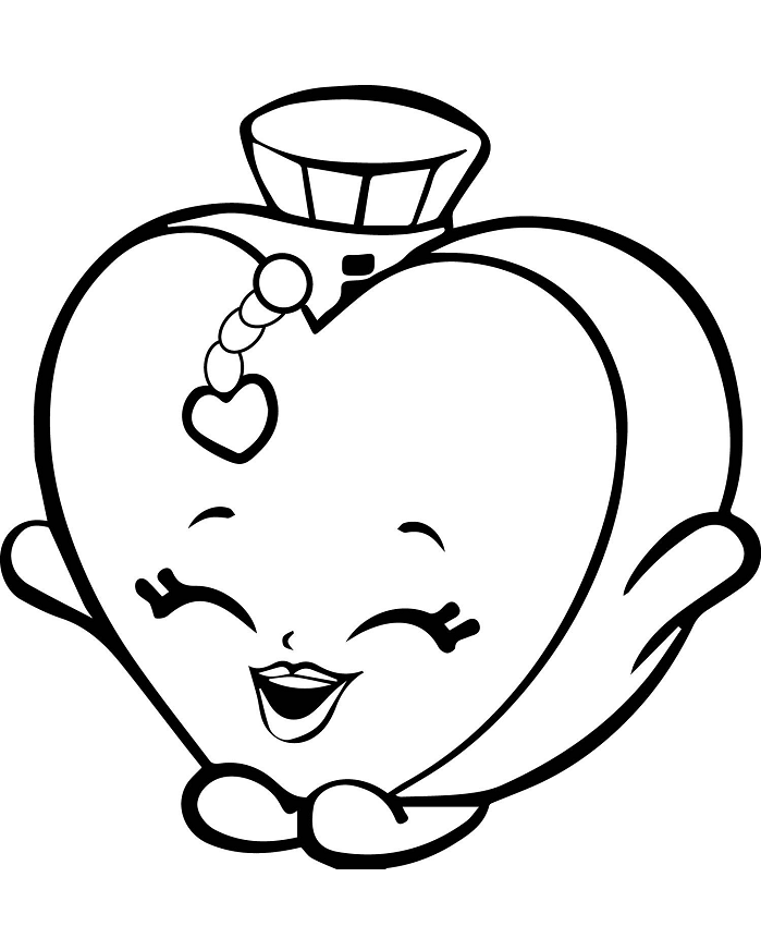 đồ chơi shopkin hình trái tim